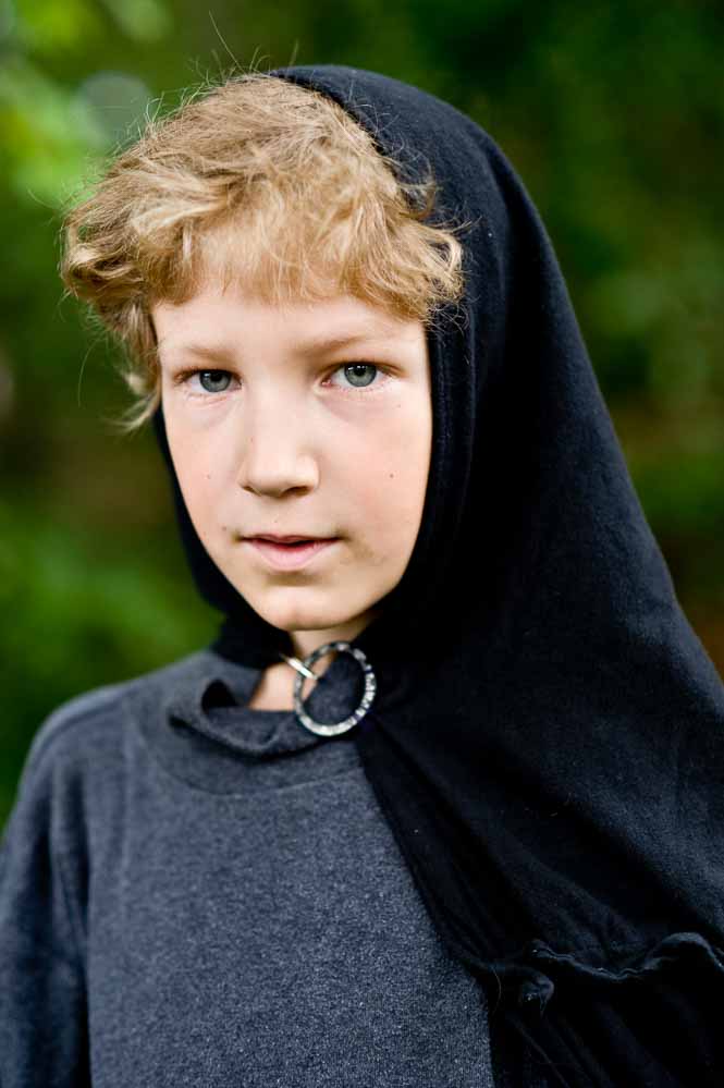 boy in cape